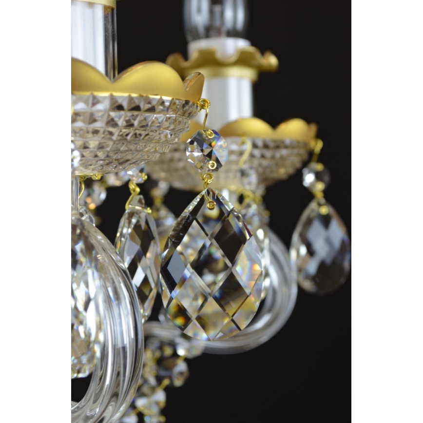 Wranovsky JWZ148062100 - Kristalli-ketjukattokruunu DIAMANT 6xE14/40W/230V