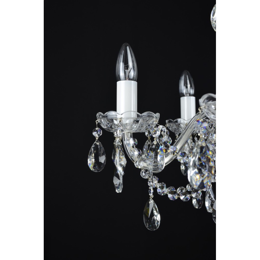 Wranovsky JWZ153052101 - Kristalli-ketjukattokruunu OLIVE 5xE14/40W/230V