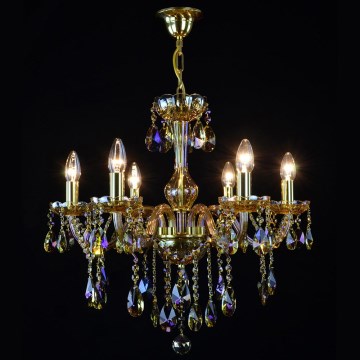 Wranovsky JWZ167061100 - Kristalli-ketjukattokruunu CLARIT 6xE14/40W/230V