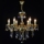 Wranovsky JWZ167061100 - Kristalli-ketjukattokruunu CLARIT 6xE14/40W/230V
