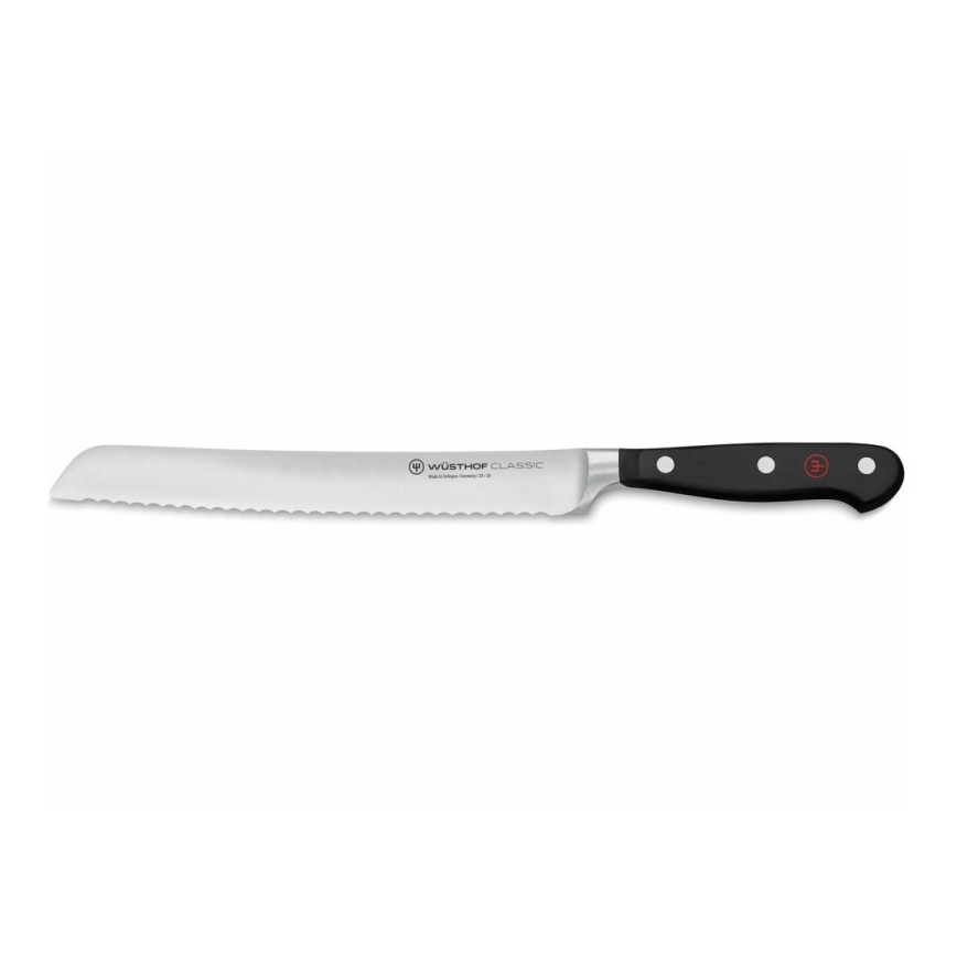 Wüsthof - Keittiöleipäveitsi CLASSIC 20 cm musta