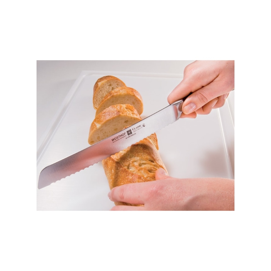 Wüsthof - Keittiöleipäveitsi CLASSIC 20 cm musta