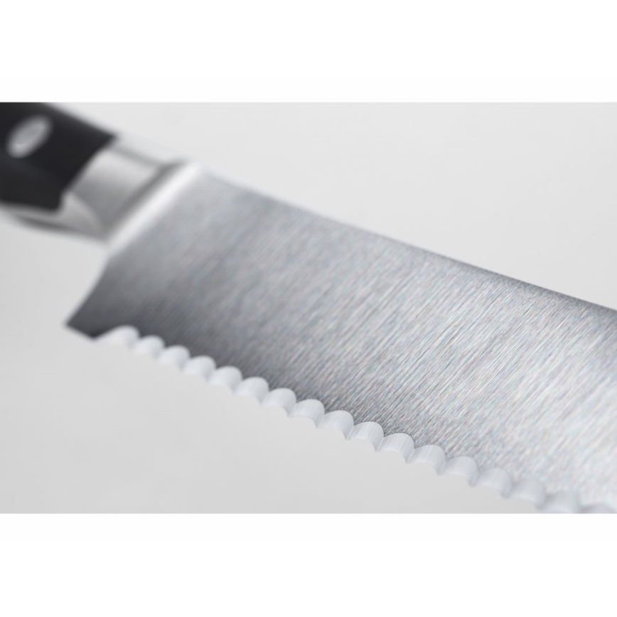 Wüsthof - Keittiöleipäveitsi CLASSIC IKON 20 cm musta