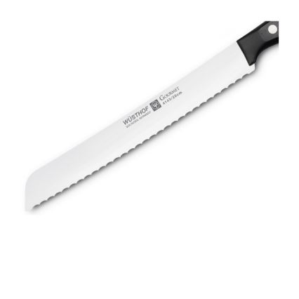 Wüsthof - Keittiöleipäveitsi GOURMET 20 cm musta