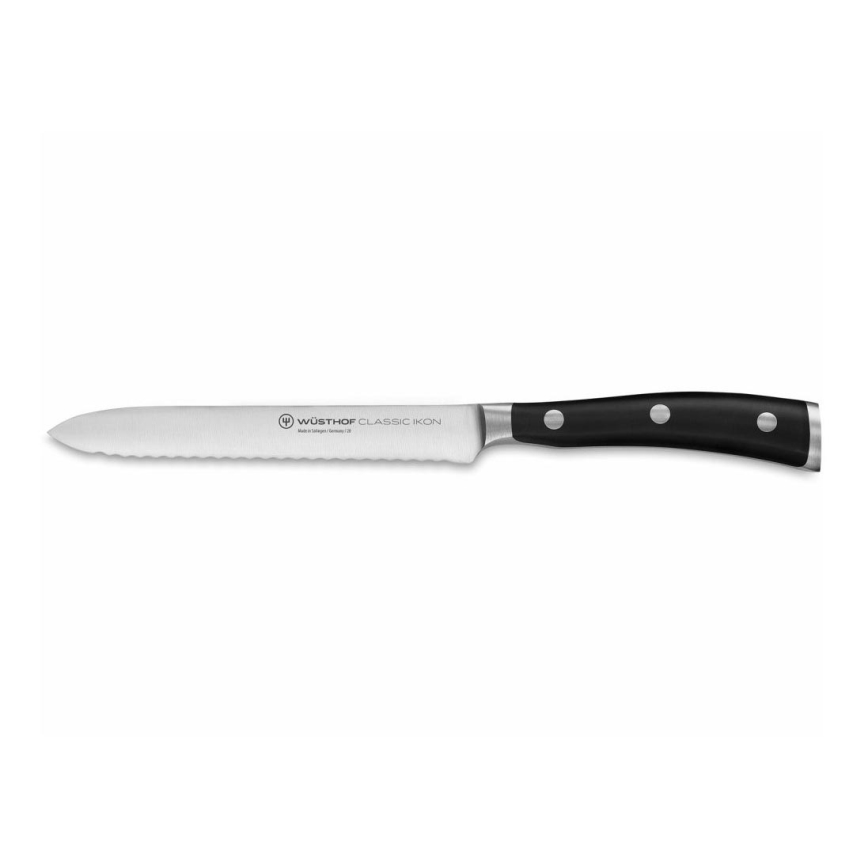 Wüsthof - Keittiöveitsi CLASSIC IKON 14 cm musta