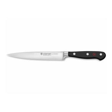 Wüsthof - Keittiöveitsi kinkkua varten CLASSIC 16 cm musta