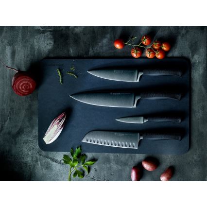 Wüsthof - Keittiöveitsi santoku PERFORMER 17 cm musta