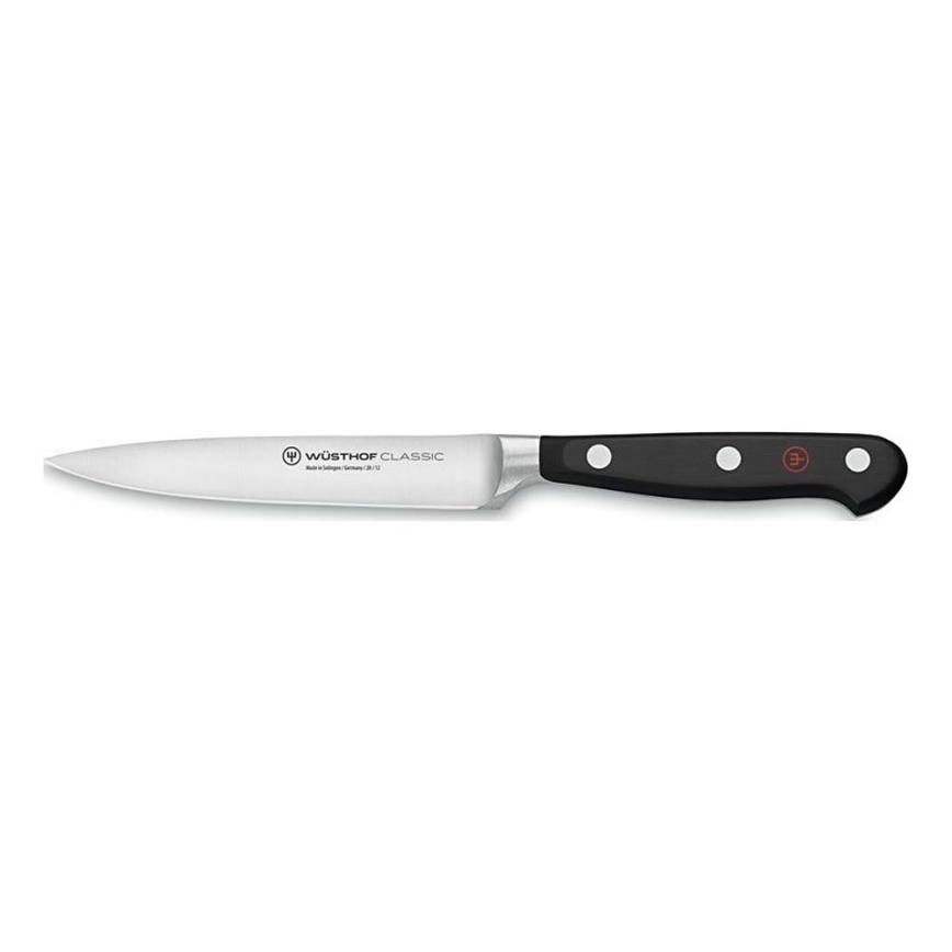 Wüsthof - Keittiöveitsi vihanneksille CLASSIC 12 cm musta