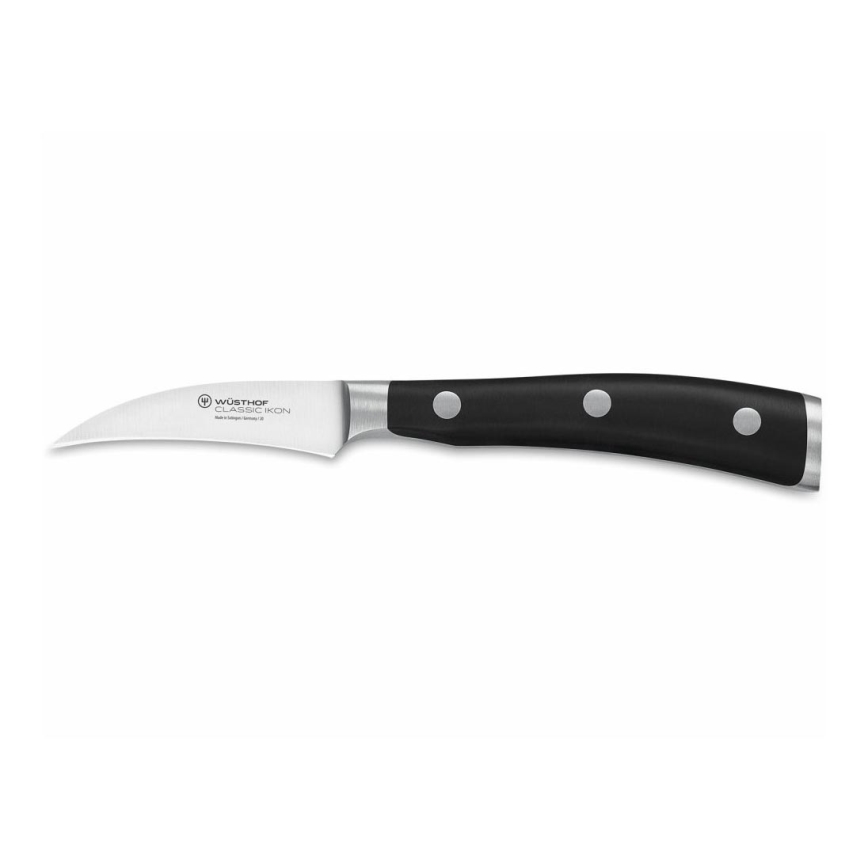 Wüsthof - Keittiöveitsi vihanneksille CLASSIC IKON 7 cm musta