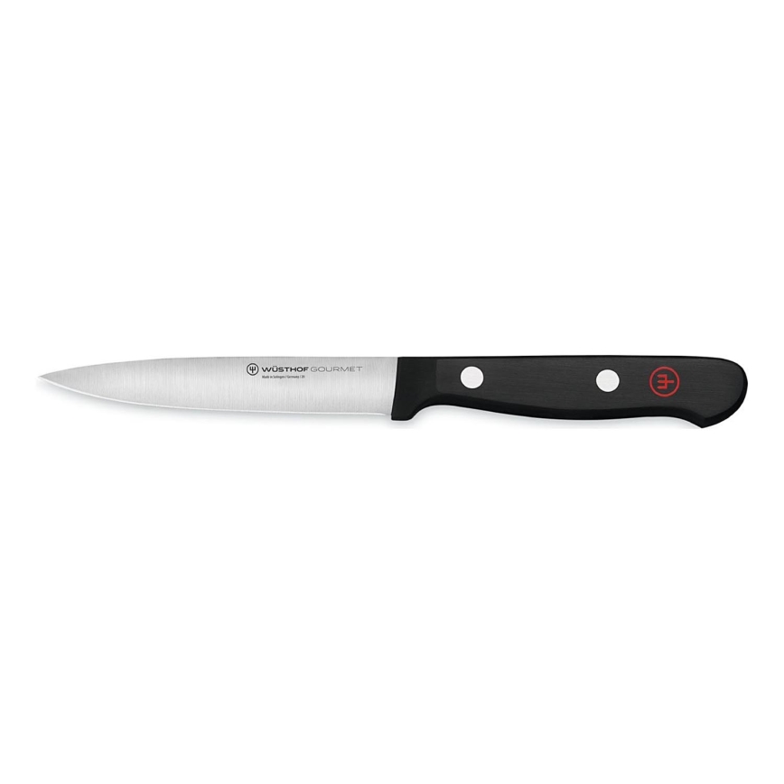 Wüsthof - Keittiöveitsi vihanneksille GOURMET 10 cm musta