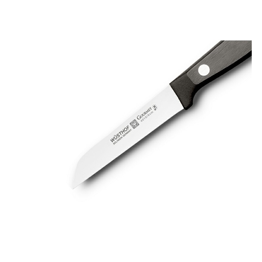 Wüsthof - Keittiöveitsi vihanneksille GOURMET 8 cm musta