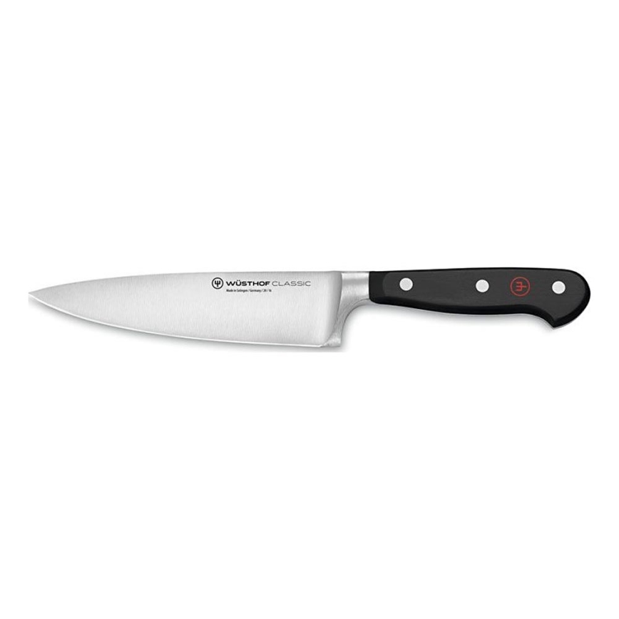 Wüsthof - Kokin veitsi CLASSIC 16 cm musta