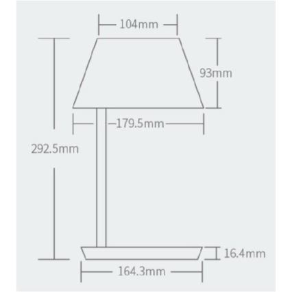 Yeelight - Himmennettävä LED-pöytävalaisin langattomalla latauksella Staria Bedside Lamp Pro LED/20W/230V Wi-Fi