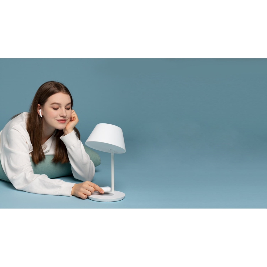Yeelight - Himmennettävä LED-pöytävalaisin langattomalla latauksella Staria Bedside Lamp Pro LED/20W/230V Wi-Fi