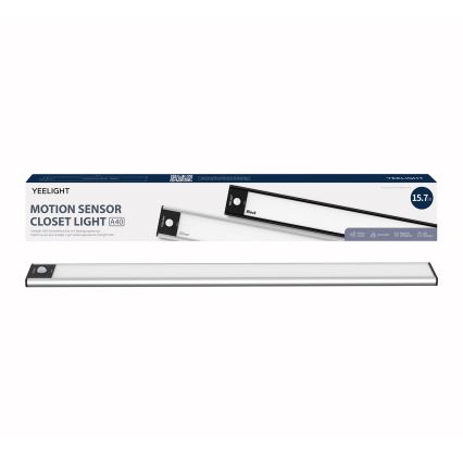 Yeelight - LED Himmennettävä ladattava huonekaluvalaistus anturilla LED/2,3W/1500 mAh 4000K 40 cm hopea