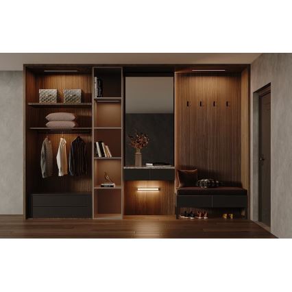 Yeelight - LED Himmennettävä ladattava huonekaluvalaistus anturilla LED/2,4W/2200 mAh 2700K 60 cm musta