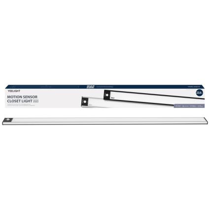 Yeelight - LED Himmennettävä ladattava huonekaluvalaistus anturilla LED/2,4W/2200 mAh 2700K 60 cm hopea