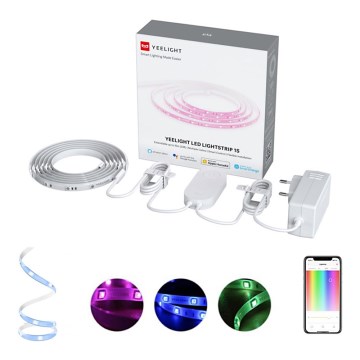 Yeelight - LED RGB himmennettävä nauha LED / 7,5W / 230V Wi-Fi 2 m