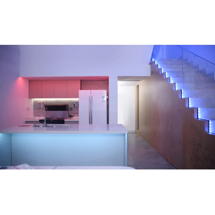 Yeelight - LED RGB himmennettävä nauha LED / 7,5W / 230V Wi-Fi 2 m