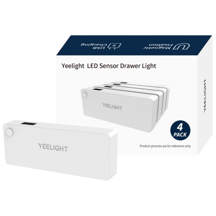 Yeelight - SETTI 4x LED Huonekalujen anturivalaistus LED/0,15W/5V 2700K