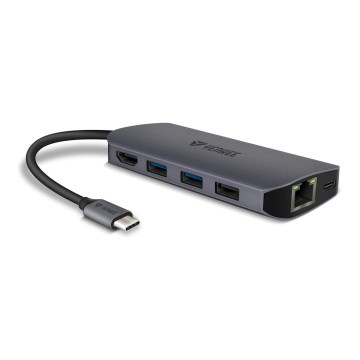 Yenkee - Moniporttinen sovitin 8in1 USB Type C