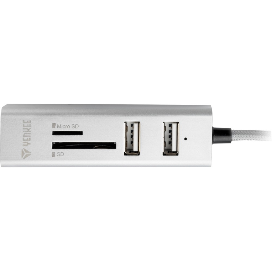 Yenkee - USB Splitter 2.0 ja kortinlukija