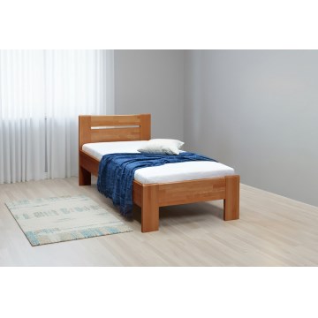 Yhden hengen sänky AMBER 90x200 cm pähkinä