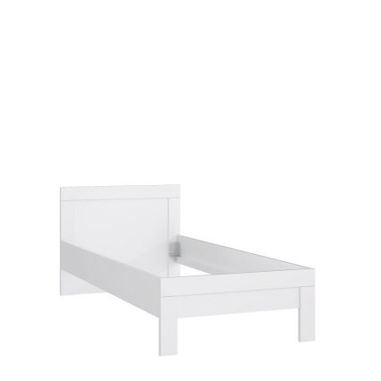 Yhden hengen sänky SNOWIE 90x200 cm valkoinen