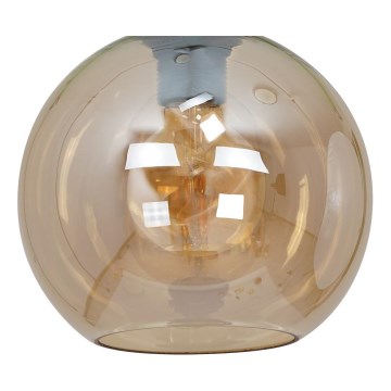 Yleiskäyttöinen vaihtolasi SOFIA E27, halkaisija 20 cm, savunvärinen beige