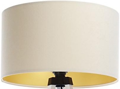 Yleismallinen varjostin STANDART E27, halkaisija 45 cm, kerma/kulta