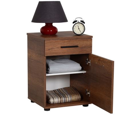 Yöpöytä 57x40 cm ruskea