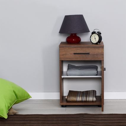 Yöpöytä 57x40 cm ruskea