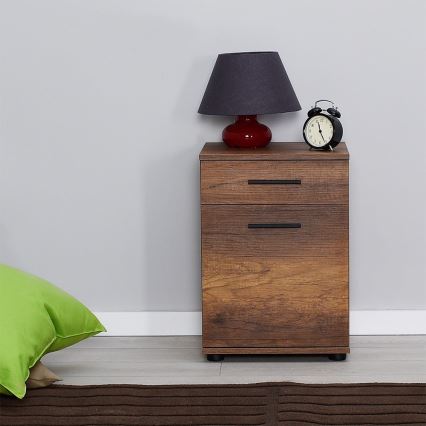 Yöpöytä 57x40 cm ruskea