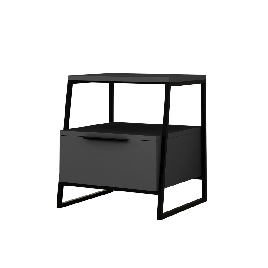 Yöpöytä PAL 50x45 cm musta/antrasiitti
