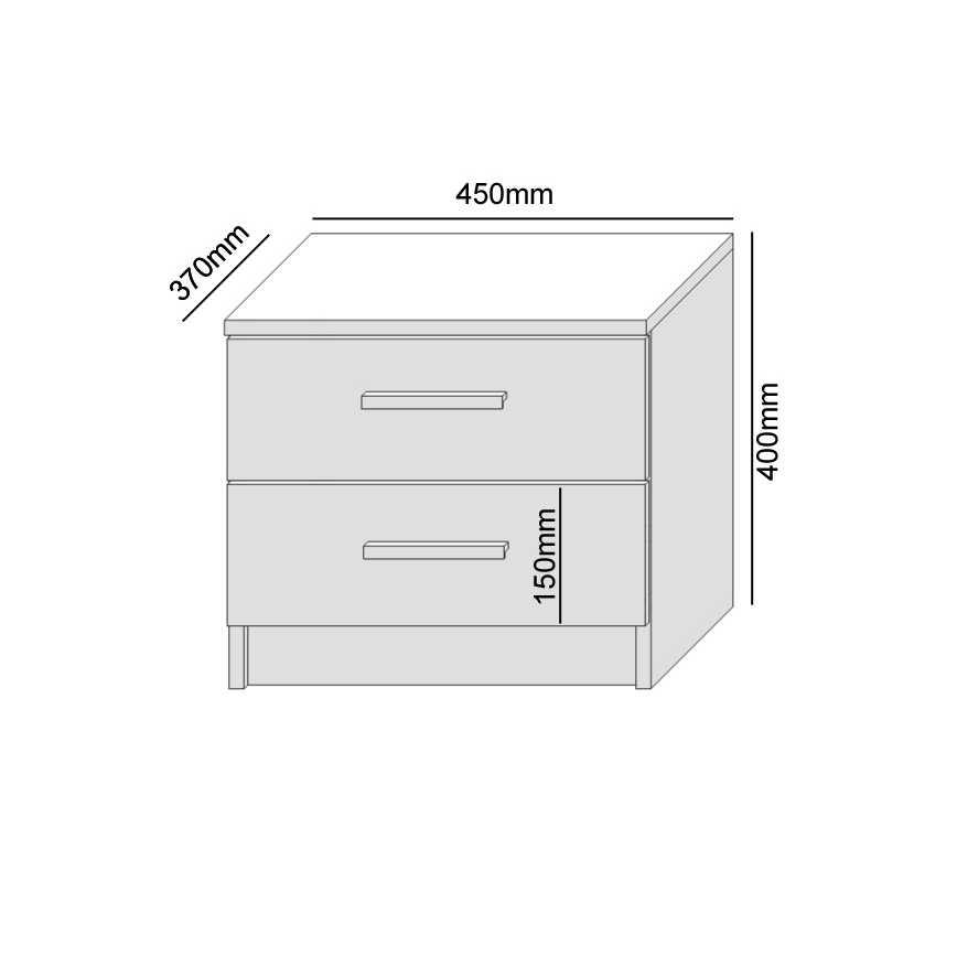 Yöpöytä TOD sonoma tammi