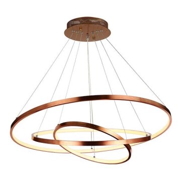 Zambelis 180031-D - Himmennettävä LED-kattokruunu johdossa LED/135W/230V kupari