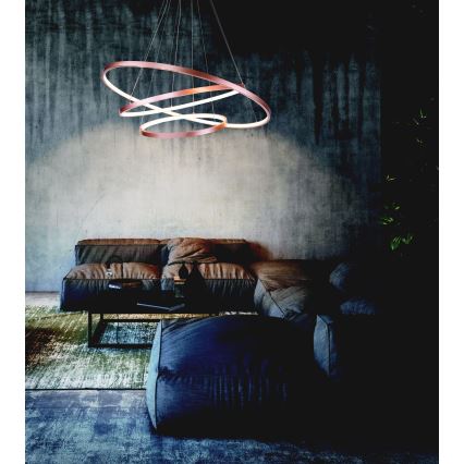 Zambelis 180031-D - Himmennettävä LED-kattokruunu johdossa LED/135W/230V kupari
