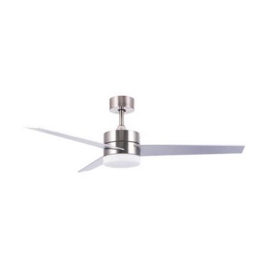 Zambelis 19134 - LED Kattotuuletin LED/15W/230V 3000/4000/6000K mattakromi + kauko-ohjaus