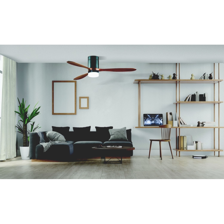 Zambelis 19144 - LED Kattotuuletin LED/15W/230V 3000/4000/6000K + kauko-ohjaus