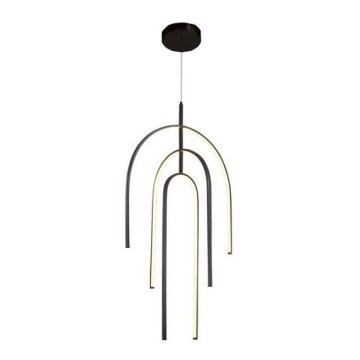 Zambelis 1932 - Himmennettävä LED-kattokruunu johdossa LED/80W/230V musta