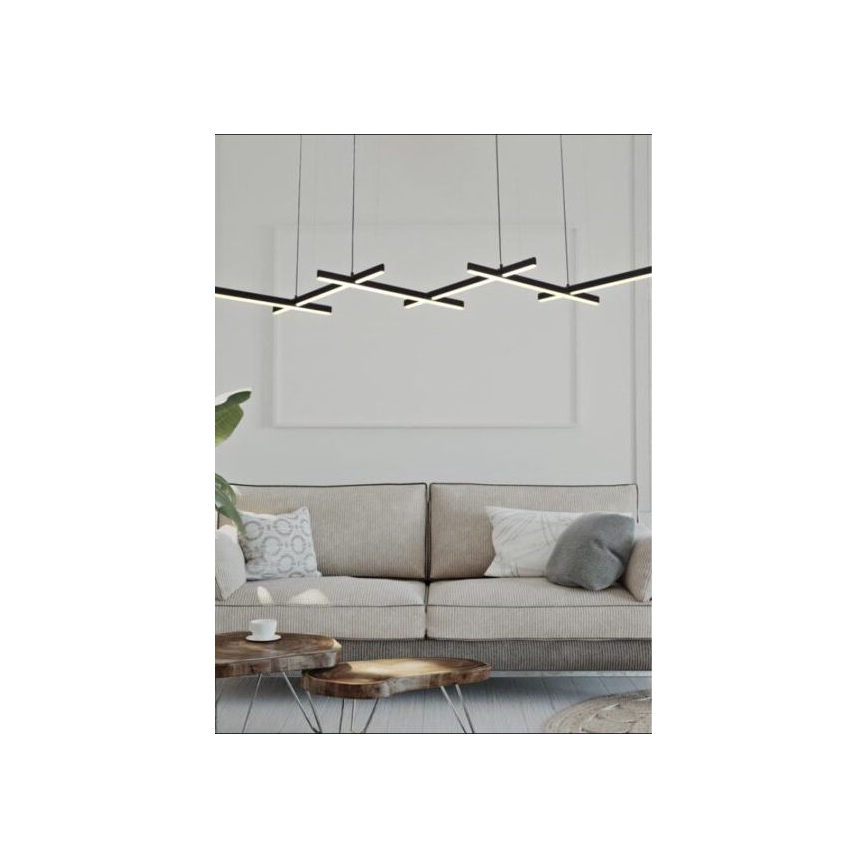Zambelis 1948 - Himmennettävä LED-kattokruunu johdossa LED/85W/230V musta