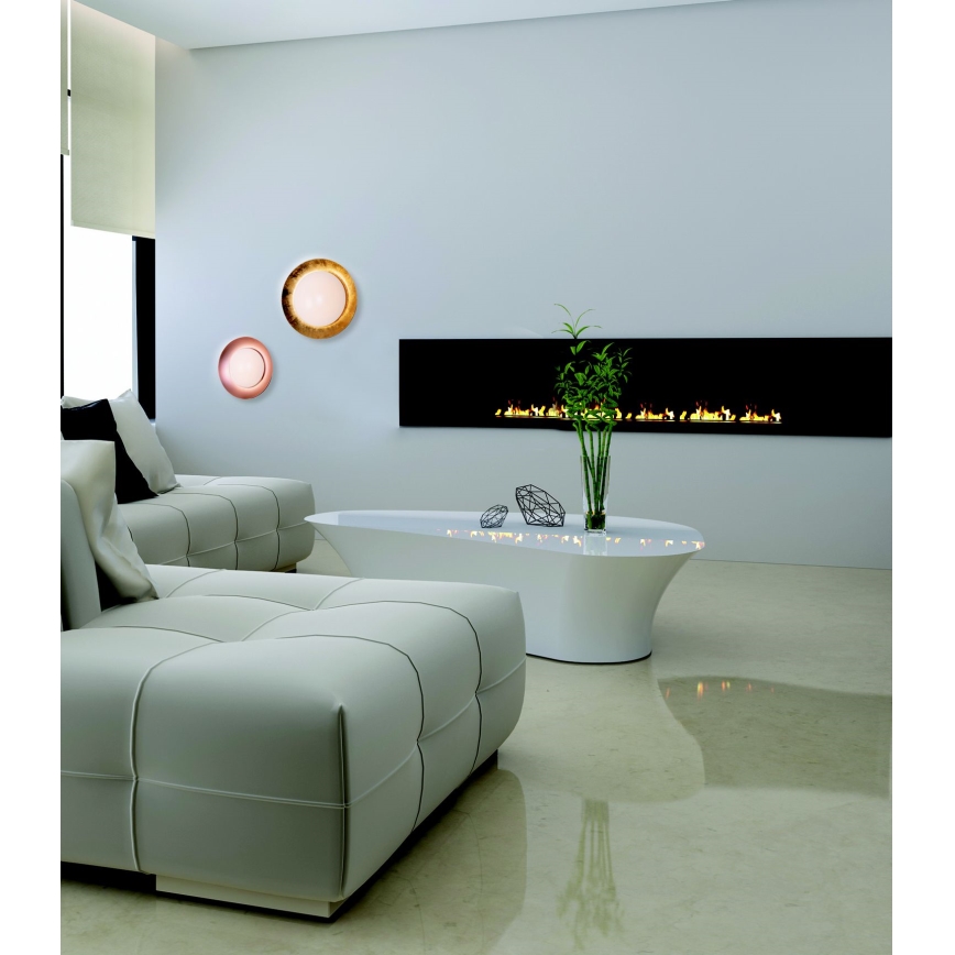 Zambelis 1959 - LED-kattovalaisin LED/28W/230V halkaisija 50 cm kupari