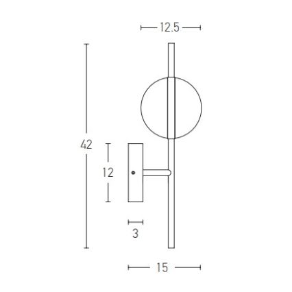 Zambelis 2003 - LED-seinävalaisin LED/8W/230V