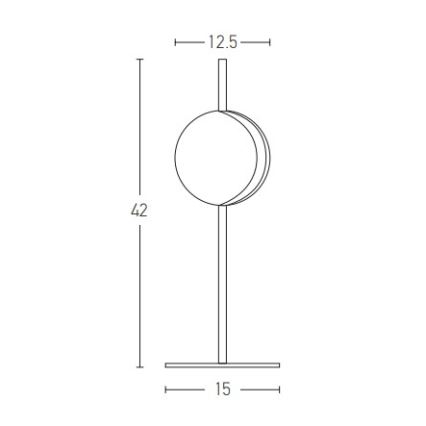 Zambelis 2004 - LED-pöytävalaisin LED/8W/230V