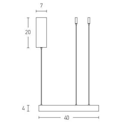 Zambelis 2005 - Himmennettävä LED-kattokruunu johdossa LED/25W/230V kulta