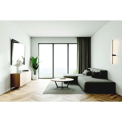 Zambelis 20116 - LED-seinävalaisin LED/20W/230V musta
