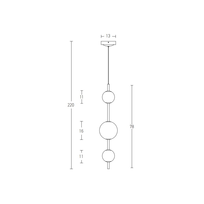 Zambelis 20132 - LED-kattokruunu johdossa LED/12W/230V