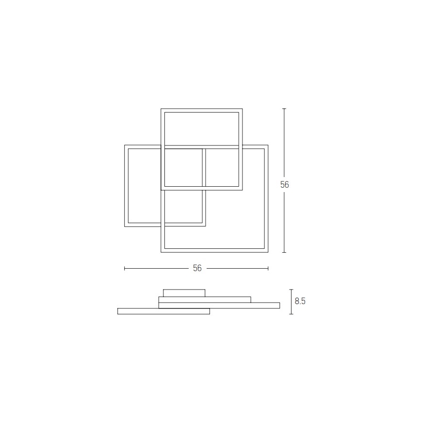 Zambelis 2025 - LED-himmennyskattokruunu LED/42W/230V kulta