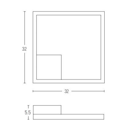 Zambelis 2031 - LED-himmennyskattokruunu LED/12W/230V kulta
