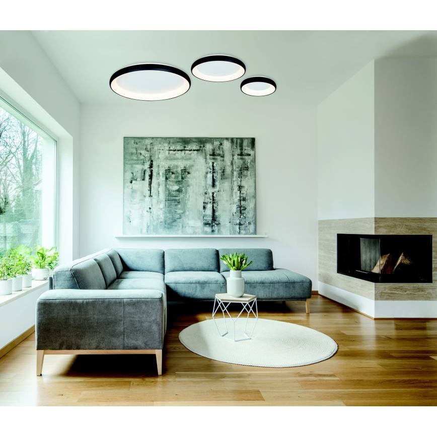 Zambelis 2040 - Himmennettävä LED-kattovalaisin LED/30W/230V halkaisija 40 cm musta